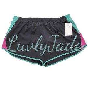 NIKE Dri-Fit 3.5" Running Shorts Women's Sz XL Black Brief-Lined NWT